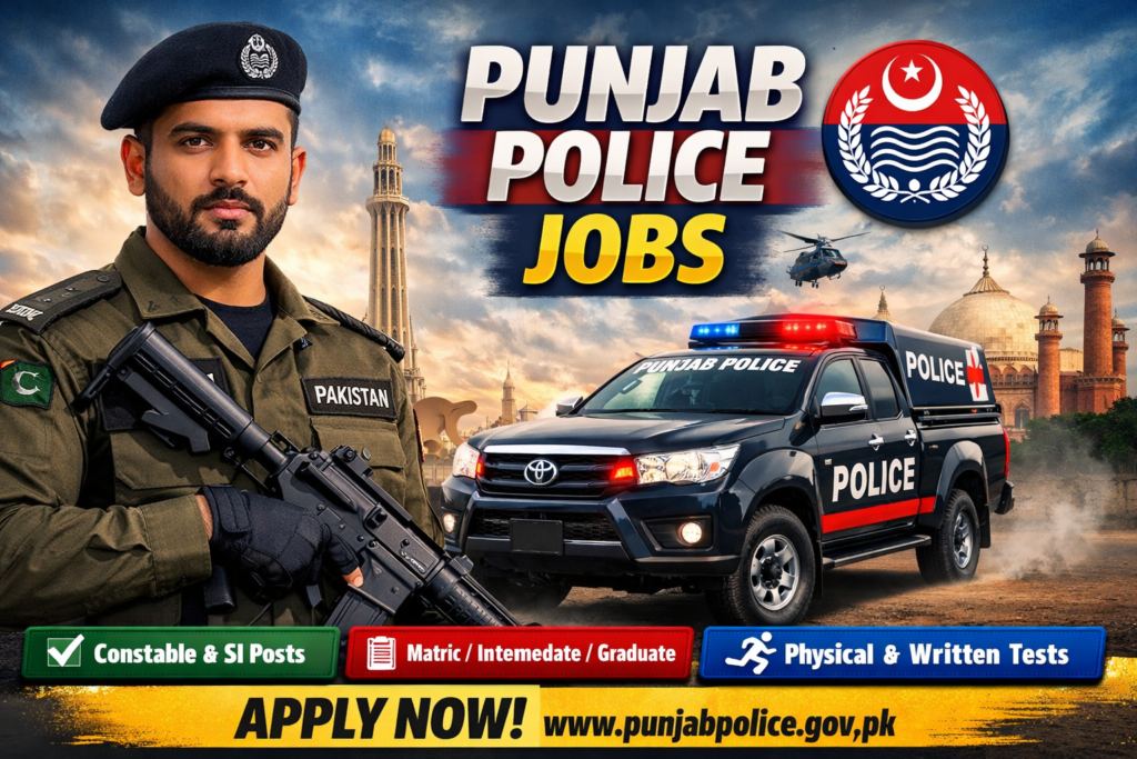 Punjab Police Jobs 2026 – Latest Vacancies | Check Eligibility & Apply Online