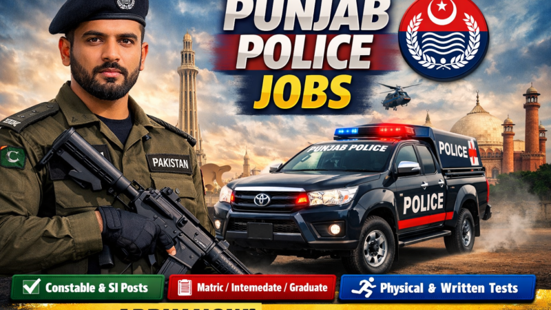 Punjab Police Jobs 2026 – Latest Vacancies | Check Eligibility & Apply Online