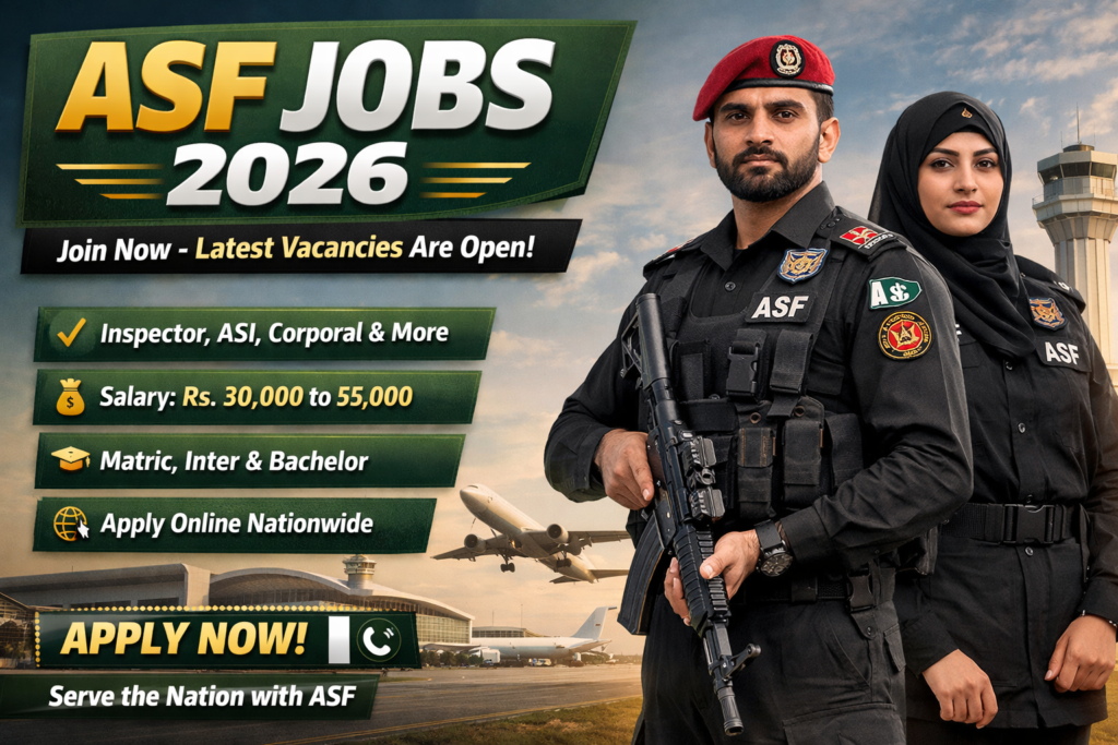 New ASF Jobs 2026- Join now | Latest Vacancies are Open