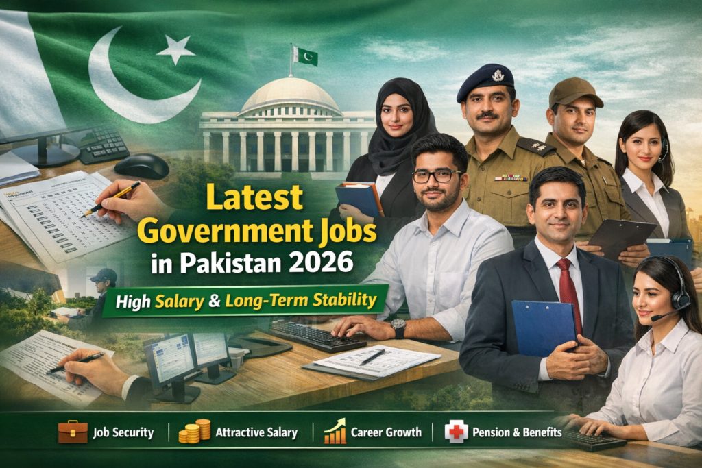 Latest Government Jobs in Pakistan 2026 with High Salary & Long-Term Stability