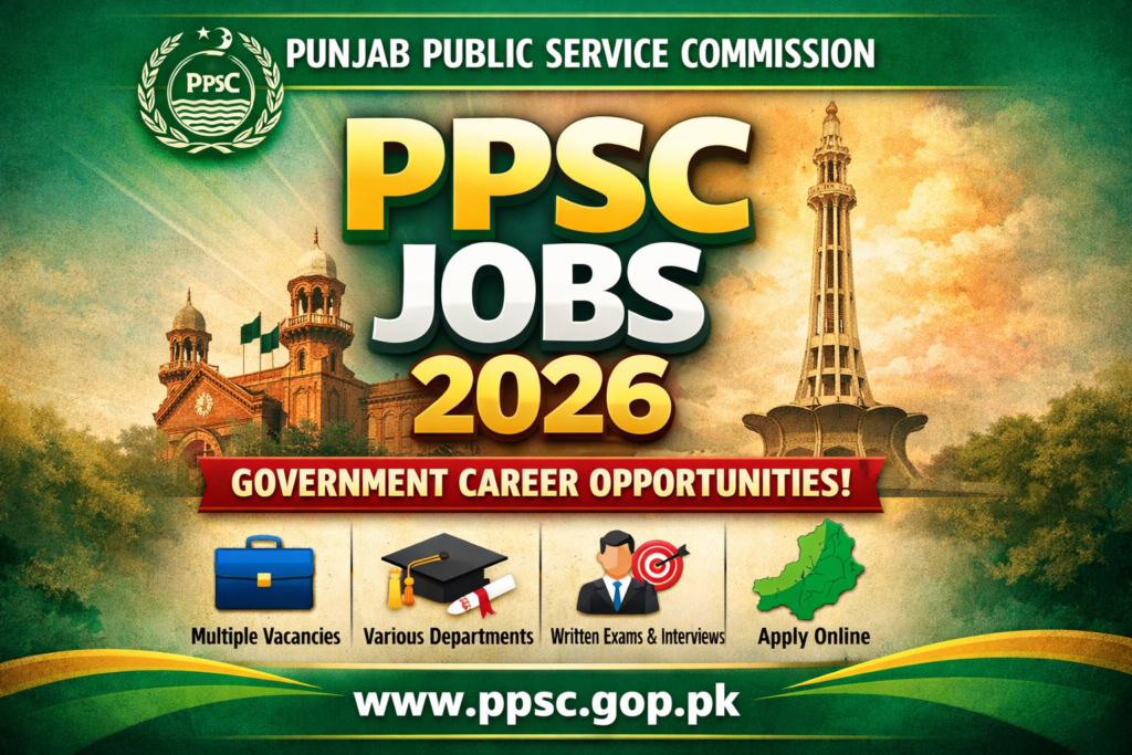 New PPSC Jobs 2026 - Apply Online through NJP