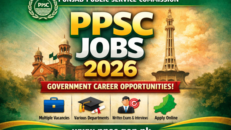 New PPSC Jobs 2026 - Apply Online through NJP