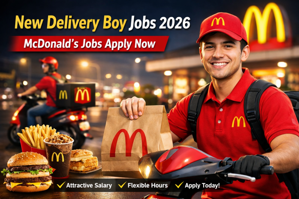 Are you looking for exciting job opportunities in 2026? McDonald's, the world-renowned fast-food chain, is hiring delivery boys to join their dynamic team. With McDonald's expanding its delivery service, this is an excellent chance for individuals seeking a flexible and rewarding job in the foodservice industry.