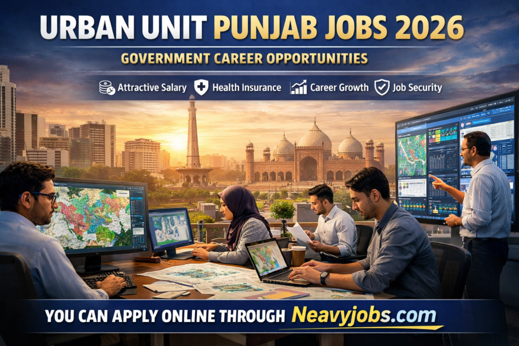 Urban Unit Punjab Jobs 2026 – Apply Online | Latest Government Opportunities