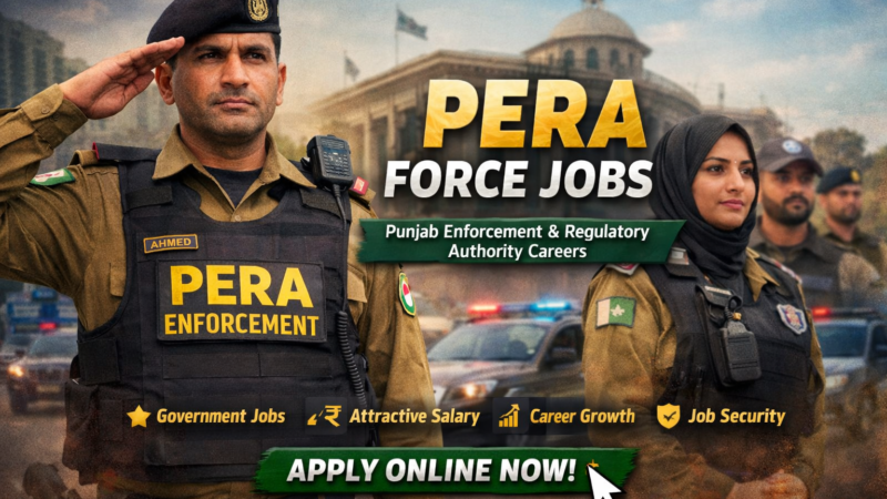 New PERA Force Jobs 2026 - Check Eligibility Criteria and Apply Now