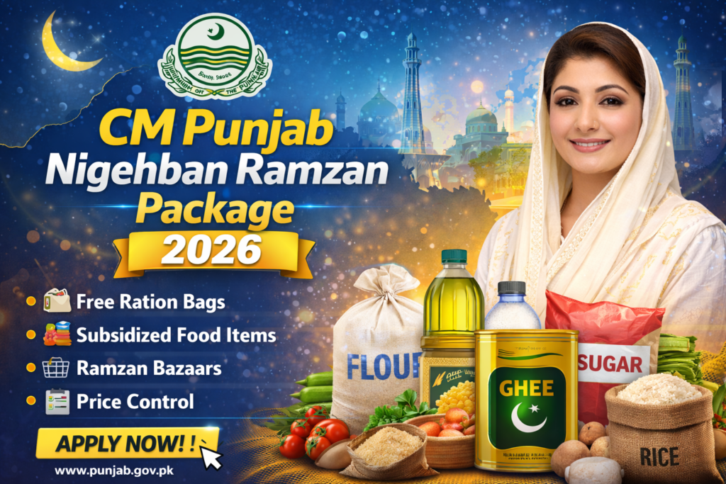 CM Punjab Nigehban Ramzan Package 2026 - Check your Eligibility Now Online