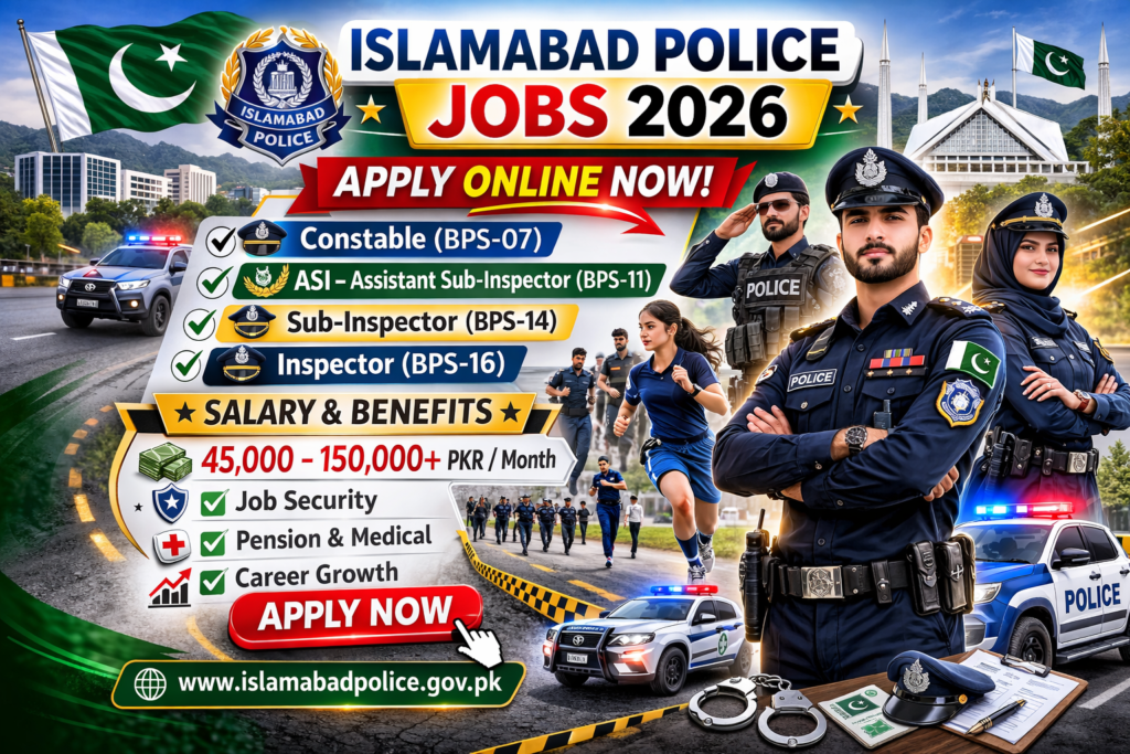 Latest Islamabad Police Jobs 2026-Ultimate Exclusive Guide