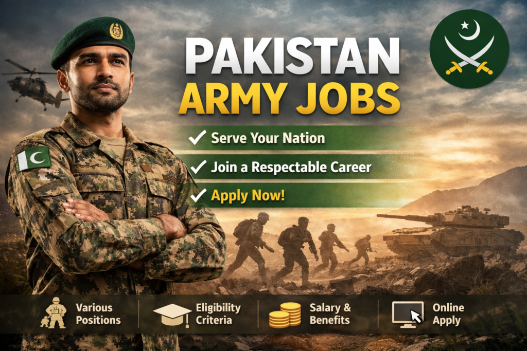 New Pakistan Army Jobs 2026- Apply Online