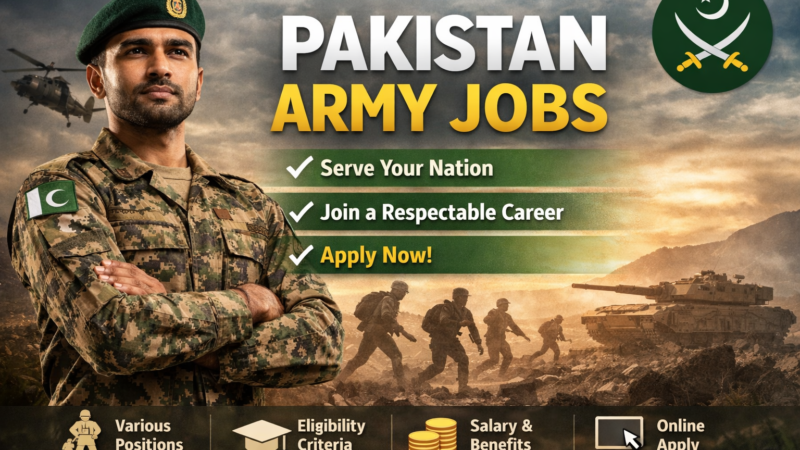 New Pakistan Army Jobs 2026- Apply Online
