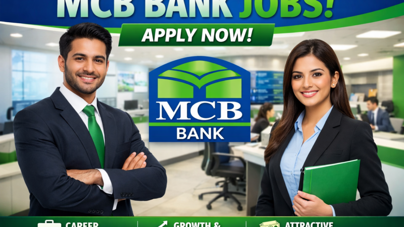 New MCB Bank Jobs 2026-Apply Online