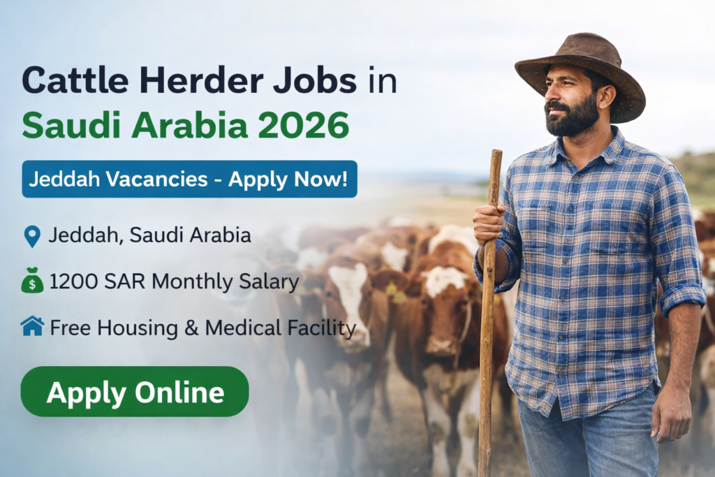 Cattle Herder Jobs in Saudi Arabia 2026 – Apply Now for Jeddah Vacancies